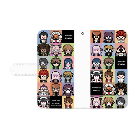 『ダンガンロンパ1・2 Reload』ドット絵モチーフ手帳型スマホケース ver.A